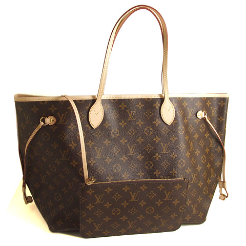 Real Louis Vuitton Monogram Neverfull Gm Bag M40990